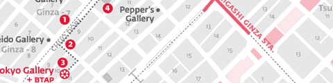 Tokyo Gallery map